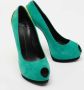 Giuseppe Zanotti Pre-owned Suede heels Green Dames - Thumbnail 4