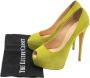 Giuseppe Zanotti Pre-owned Suede heels Green Dames - Thumbnail 7