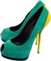 Giuseppe Zanotti Pre-owned Suede heels Green Dames - Thumbnail 3