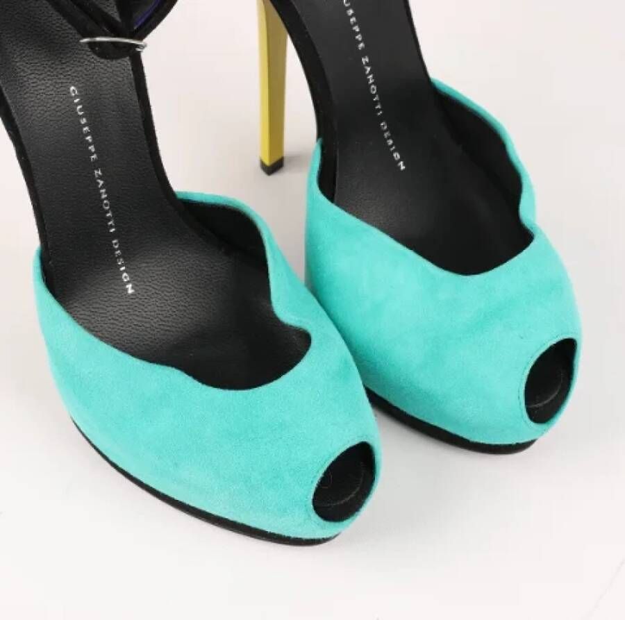 Giuseppe Zanotti Pre-owned Suede heels Multicolor Dames