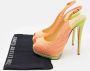 Giuseppe Zanotti Pre-owned Suede heels Orange Dames - Thumbnail 9