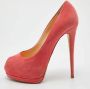 Giuseppe Zanotti Pre-owned Suede heels Pink Dames - Thumbnail 2