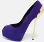 Giuseppe Zanotti Pre-owned Suede heels Purple Dames - Thumbnail 2