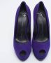 Giuseppe Zanotti Pre-owned Suede heels Purple Dames - Thumbnail 3