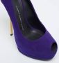 Giuseppe Zanotti Pre-owned Suede heels Purple Dames - Thumbnail 7