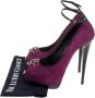 Giuseppe Zanotti Pre-owned Suede heels Purple Dames - Thumbnail 7