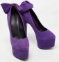 Giuseppe Zanotti Pre-owned Suede heels Purple Dames - Thumbnail 4