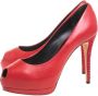 Giuseppe Zanotti Pre-owned Suede heels Red Dames - Thumbnail 3