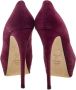 Giuseppe Zanotti Pre-owned Suede heels Red Dames - Thumbnail 4