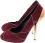 Giuseppe Zanotti Pre-owned Suede heels Red Dames - Thumbnail 3