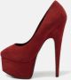 Giuseppe Zanotti Pre-owned Suede heels Red Dames - Thumbnail 2