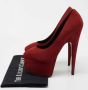 Giuseppe Zanotti Pre-owned Suede heels Red Dames - Thumbnail 9
