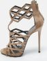 Giuseppe Zanotti Pre-owned Suede sandals Beige Dames - Thumbnail 2
