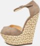 Giuseppe Zanotti Pre-owned Suede sandals Beige Dames - Thumbnail 2