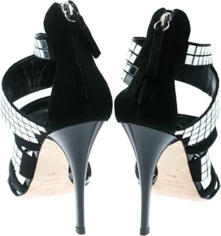 Giuseppe Zanotti Pre-owned Suede sandals Black Dames