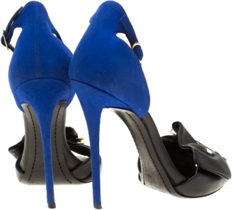 Giuseppe Zanotti Pre-owned Suede sandals Black Dames