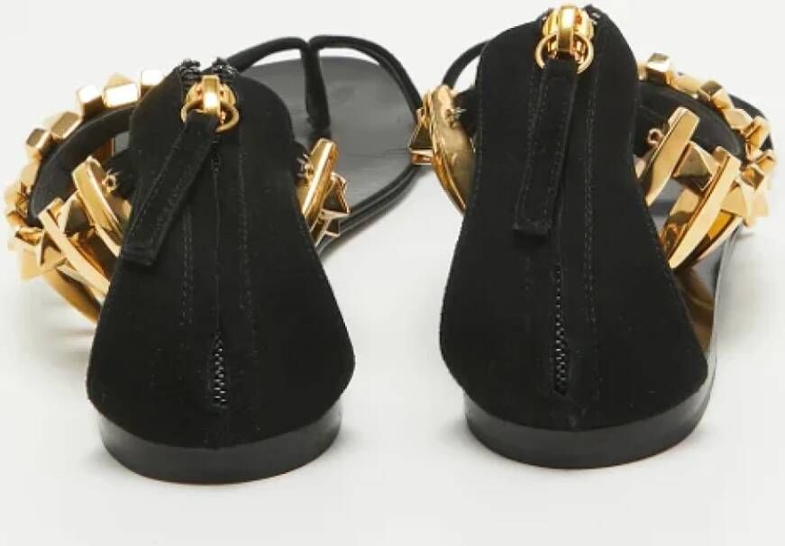 Giuseppe Zanotti Pre-owned Suede sandals Black Dames