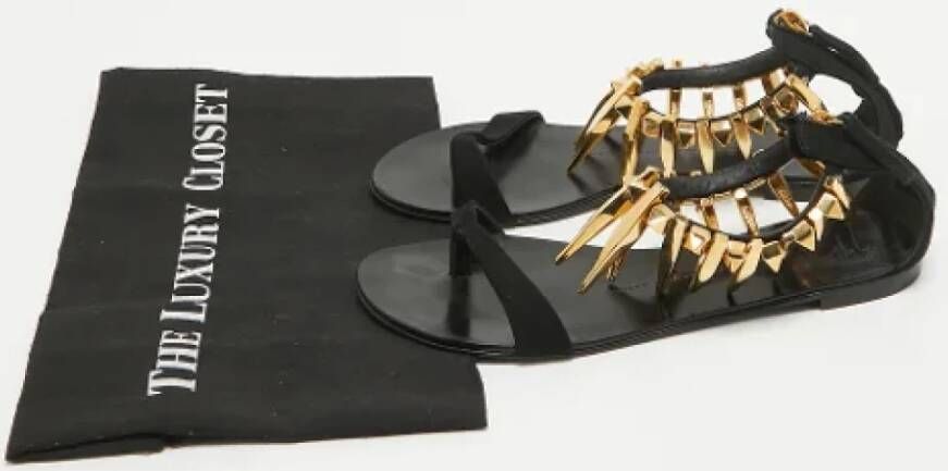 Giuseppe Zanotti Pre-owned Suede sandals Black Dames