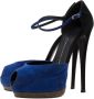 Giuseppe Zanotti Pre-owned Suede sandals Blue Dames - Thumbnail 3