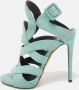 Giuseppe Zanotti Pre-owned Suede sandals Blue Dames - Thumbnail 2