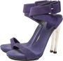 Giuseppe Zanotti Pre-owned Suede sandals Blue Dames - Thumbnail 3