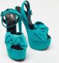 Giuseppe Zanotti Pre-owned Suede sandals Blue Dames - Thumbnail 4
