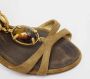 Giuseppe Zanotti Pre-owned Suede sandals Green Dames - Thumbnail 7