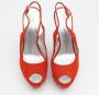 Giuseppe Zanotti Pre-owned Suede sandals Orange Dames - Thumbnail 2