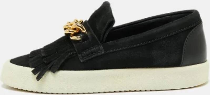 Giuseppe Zanotti Pre-owned Suede sneakers Black Dames