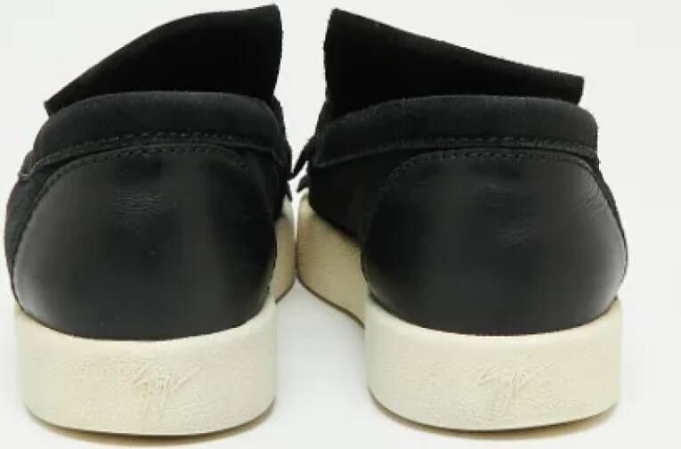 Giuseppe Zanotti Pre-owned Suede sneakers Black Dames