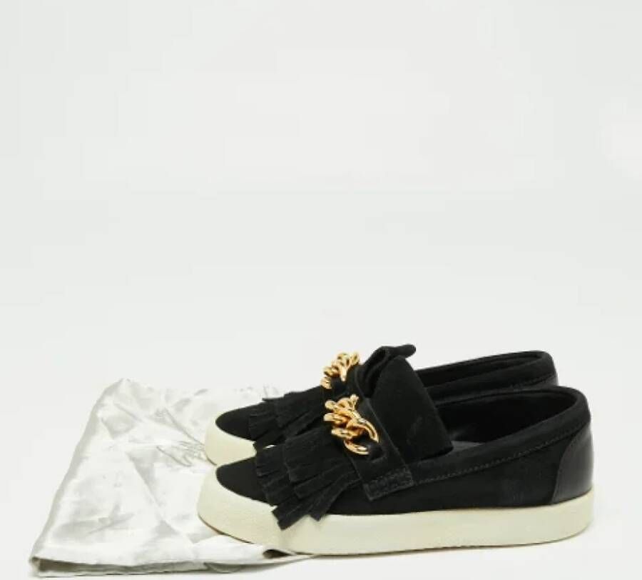 Giuseppe Zanotti Pre-owned Suede sneakers Black Dames