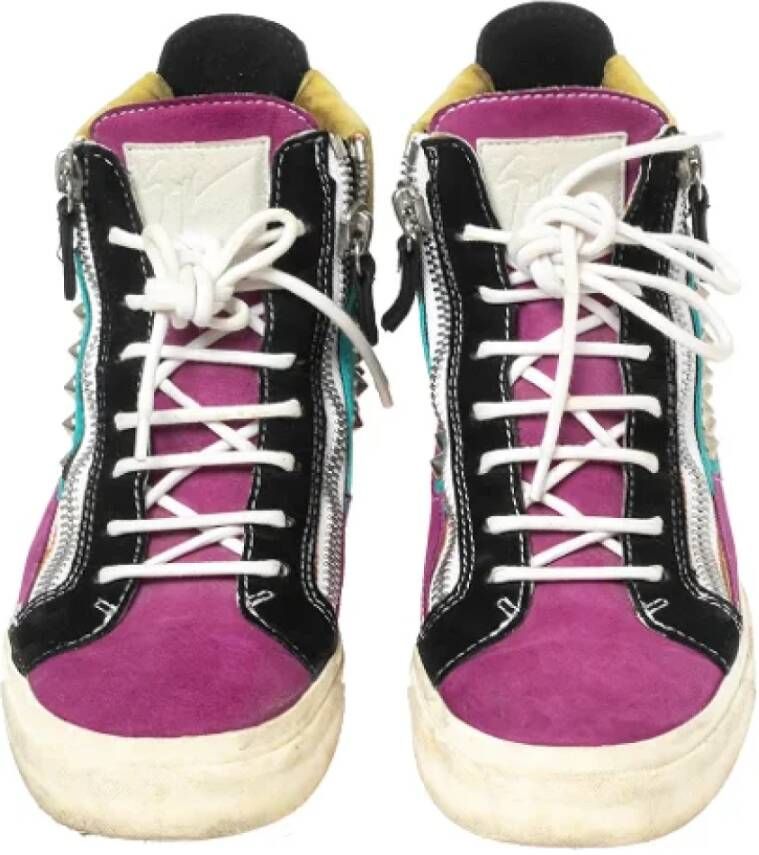 Giuseppe Zanotti Pre-owned Suede sneakers Multicolor Dames