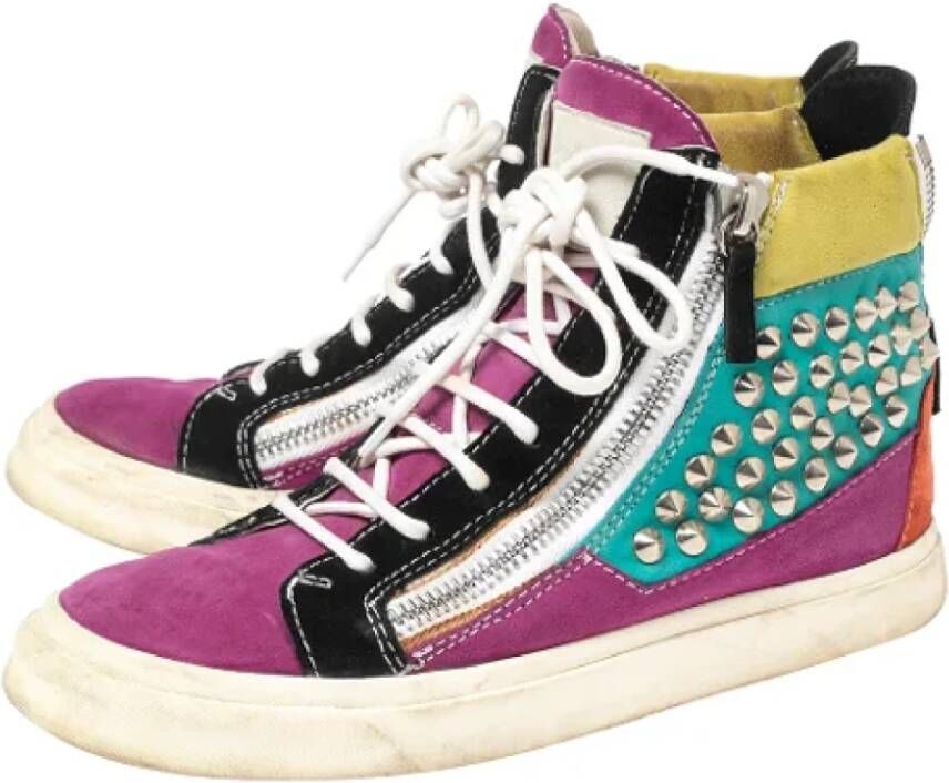 Giuseppe Zanotti Pre-owned Suede sneakers Multicolor Dames