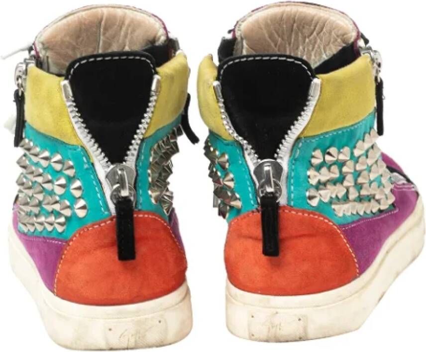 Giuseppe Zanotti Pre-owned Suede sneakers Multicolor Dames