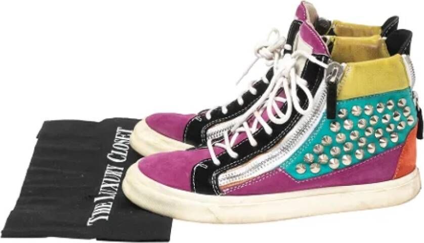 Giuseppe Zanotti Pre-owned Suede sneakers Multicolor Dames