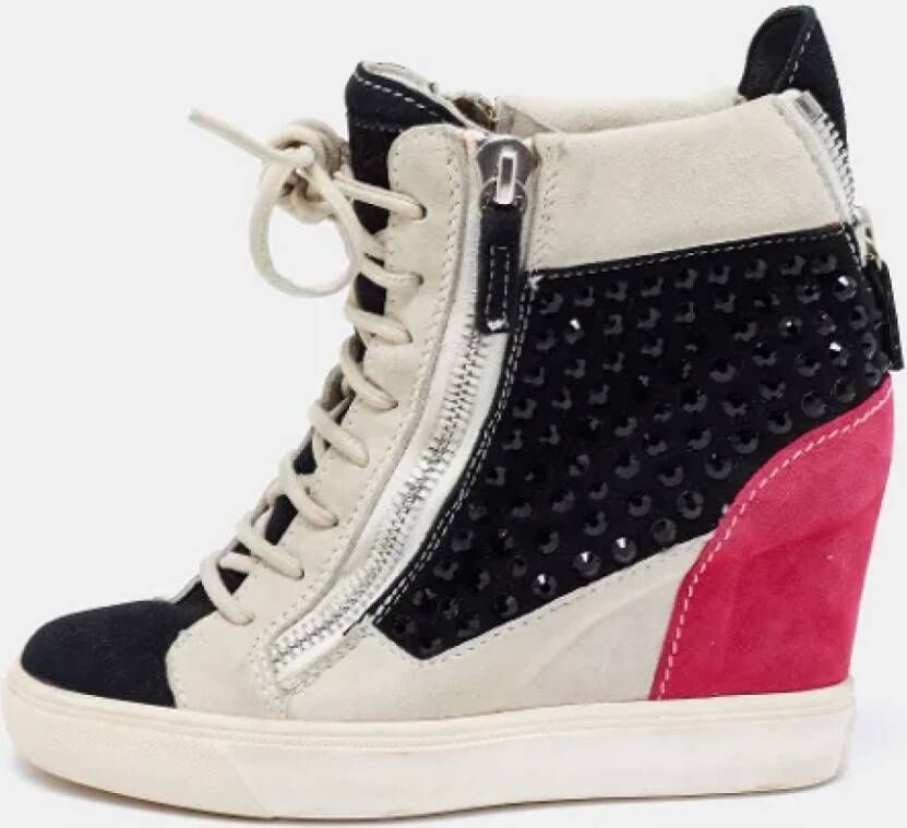 Giuseppe Zanotti Pre-owned Suede sneakers Multicolor Dames