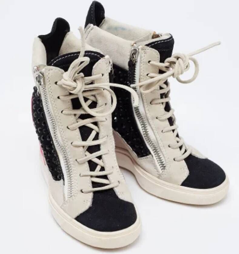 Giuseppe Zanotti Pre-owned Suede sneakers Multicolor Dames