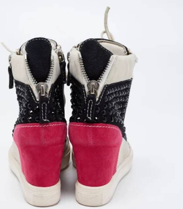 Giuseppe Zanotti Pre-owned Suede sneakers Multicolor Dames