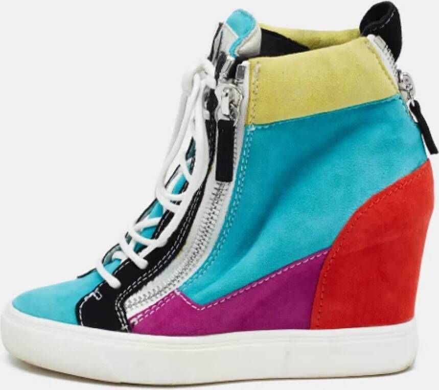 Giuseppe Zanotti Pre-owned Suede sneakers Multicolor Dames