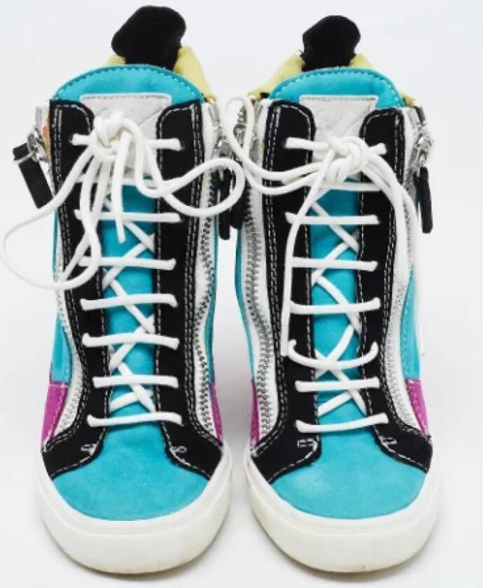 Giuseppe Zanotti Pre-owned Suede sneakers Multicolor Dames