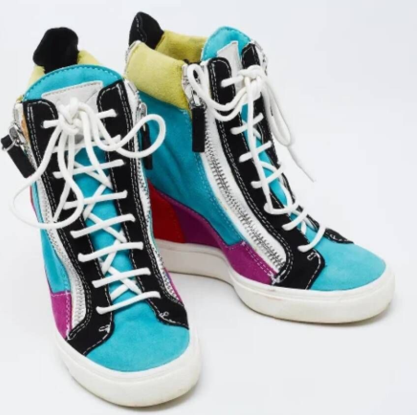 Giuseppe Zanotti Pre-owned Suede sneakers Multicolor Dames