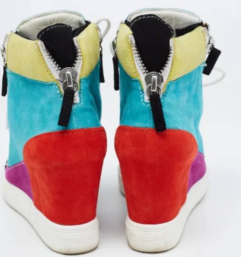 Giuseppe Zanotti Pre-owned Suede sneakers Multicolor Dames
