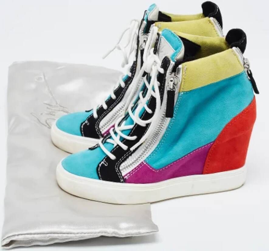 Giuseppe Zanotti Pre-owned Suede sneakers Multicolor Dames