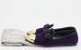 Giuseppe Zanotti Pre-owned Velvet flats Purple Dames - Thumbnail 9