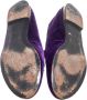 Giuseppe Zanotti Pre-owned Velvet flats Purple Dames - Thumbnail 5