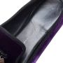 Giuseppe Zanotti Pre-owned Velvet flats Purple Dames - Thumbnail 6