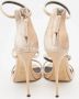 Giuseppe Zanotti Pre-owned Velvet sandals Beige Dames - Thumbnail 4