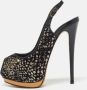 Giuseppe Zanotti Pre-owned Velvet sandals Black Dames - Thumbnail 2