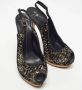 Giuseppe Zanotti Pre-owned Velvet sandals Black Dames - Thumbnail 5
