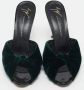 Giuseppe Zanotti Pre-owned Velvet sandals Green Dames - Thumbnail 3